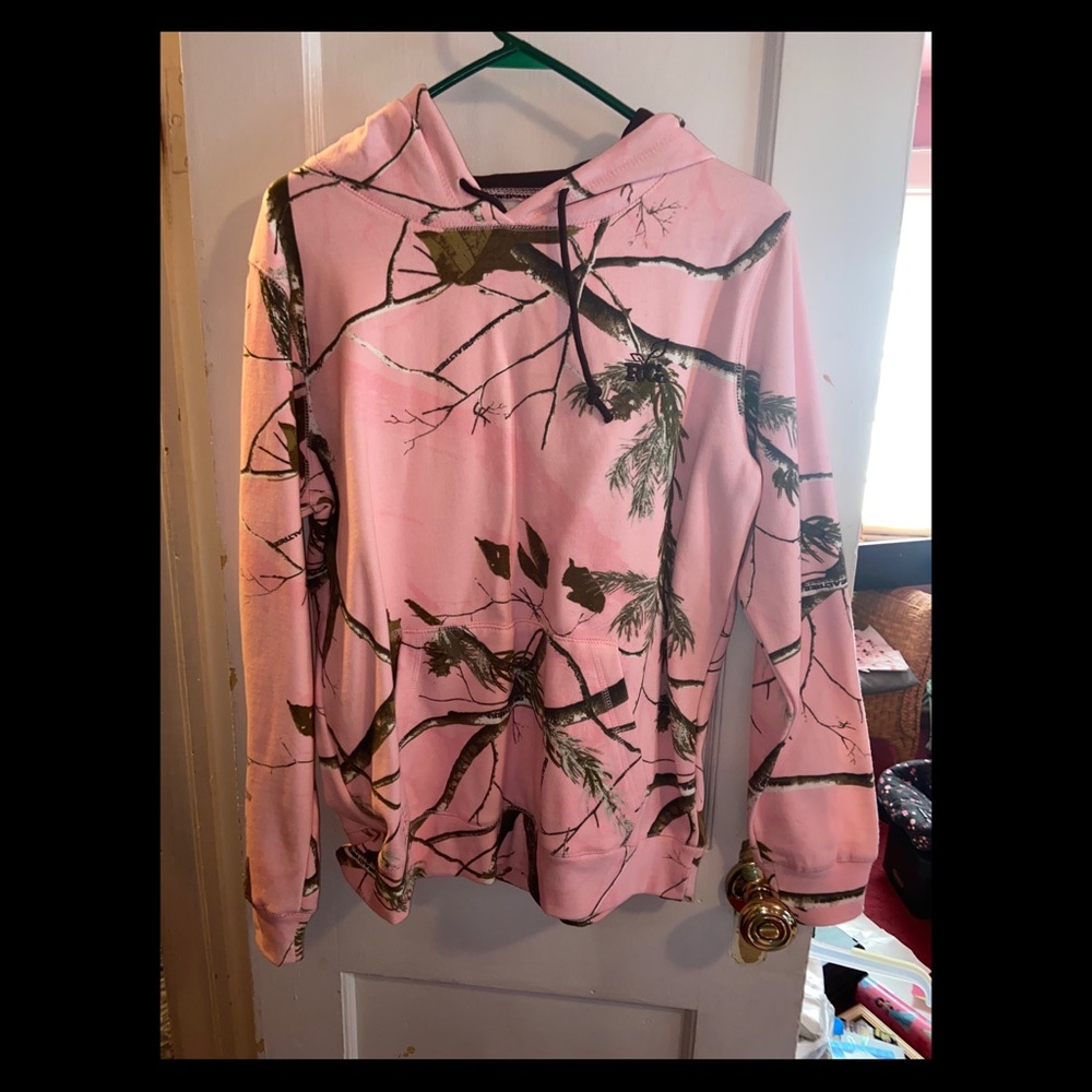 Pink Camo RealTree Girl Hoodie